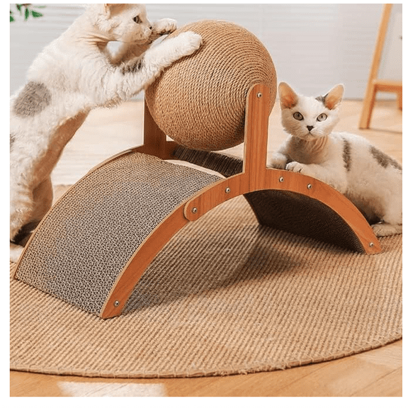 Scratch Pad for Cats，Cat Scratching Post，Cardboard Cat Scratcher，Kitten Scratcher，Sisal Cat Scratching Board，Cats Scratch Pad