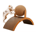 thumbnail image 1 of Scratch Pad for Cats，Cat Scratching Post，Cardboard Cat Scratcher，Kitten Scratcher，Sisal Cats Scratching Board，Cat Scratch Pad, 1 of 9