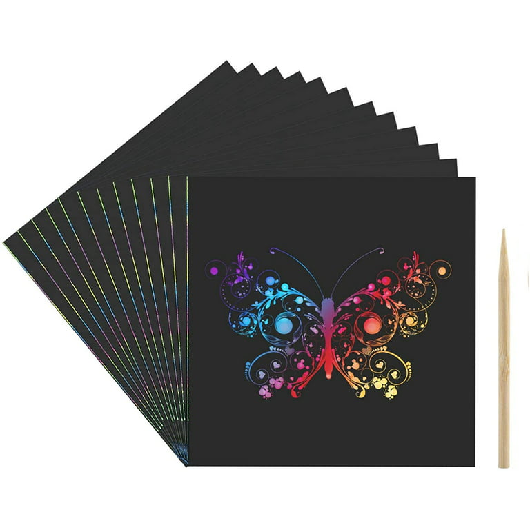 FEREDO KIDS Rainbow Scratch Notebook Drawing Paper - Black Scratch Off Art  Crafts Supplies Coloring Kit Toy for Kids Ages 3-9 Girls Boys DIY Children's  Birthday Christmas Easter Activities Gift - Yahoo Shopping