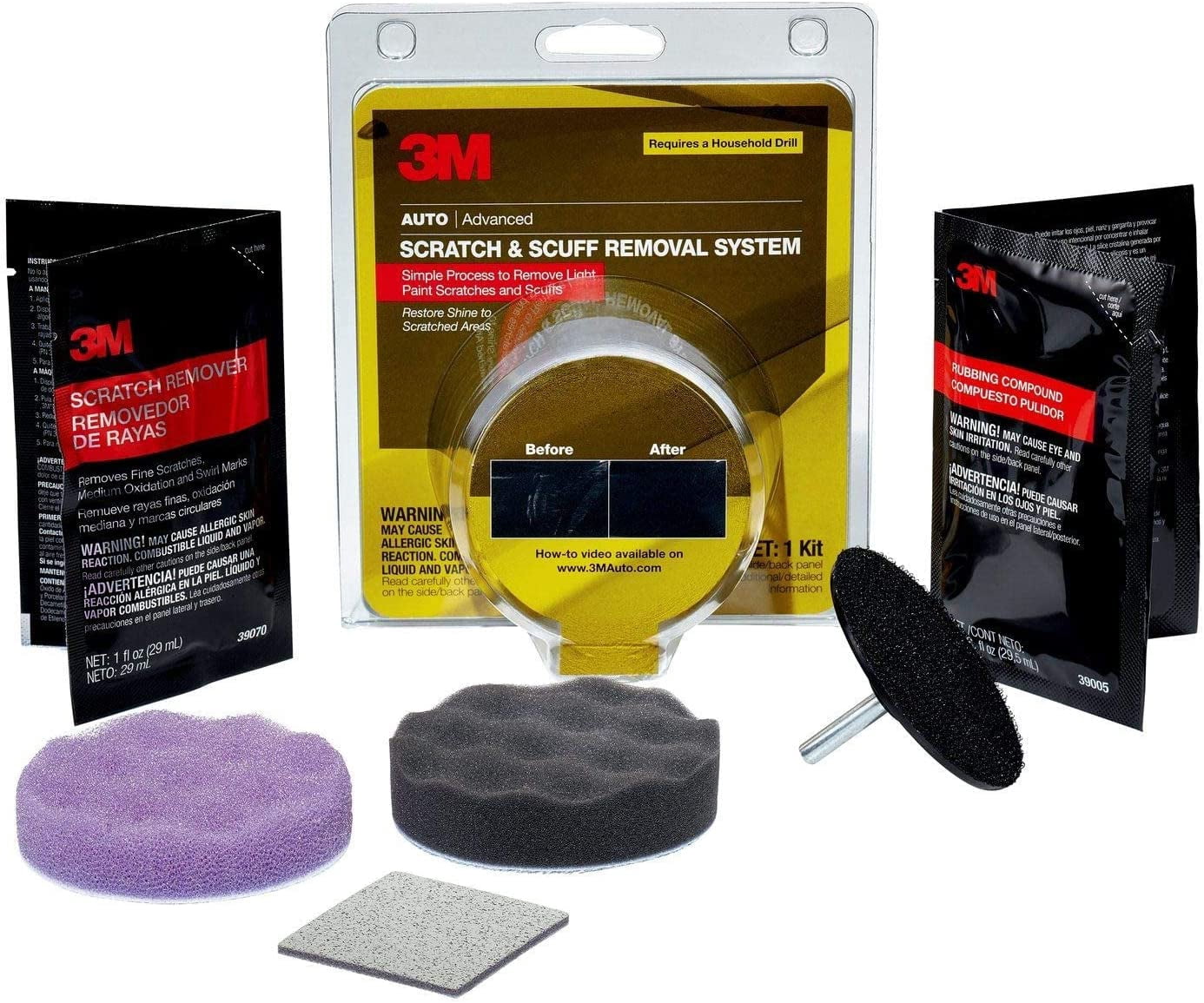 Kit Scratch Out Scratch Removal System, 1 Kit for Car Paint Repair - Walmart.com