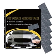 Scratch Remover Cloth for Car Paint Removes Scratches Scuffs Oxidation Tar Fast with Nano Tech Polishing Cloth Reusable6-Pieces