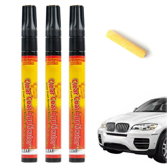 Scratch Remover, Magic Car Scratch Removal Pen, Auto Paint Repair Pen Brush Car Clear Scratch Remover Touch up Pens, Easy to Use for All Car Colors & Surfaces (3pc)