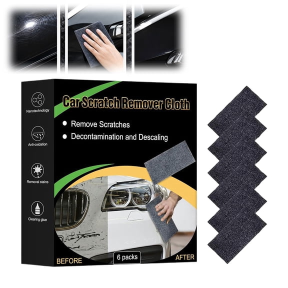 Scratch Remover – Nano Tech Car Paint Scratch Remover & Polish Cloth, Removes Scratches, Oxidation & Tar in 60 Seconds(1PCS)