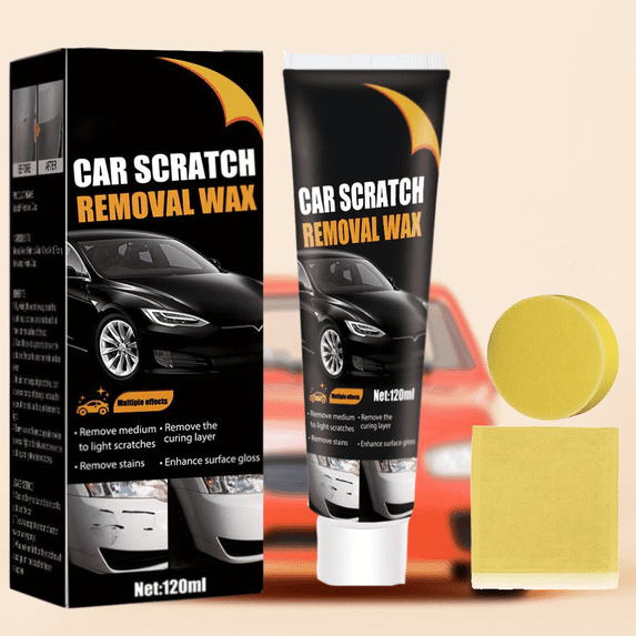 Scratch Remover for Vehicles, 2026 New Car Scratch Remover for Deep Scratches, Car Paint Scratch Repair Scratch Remover Kit with Wipe and Sponge , Upgraded Car Scratch Remover Kit(1 Pcs)