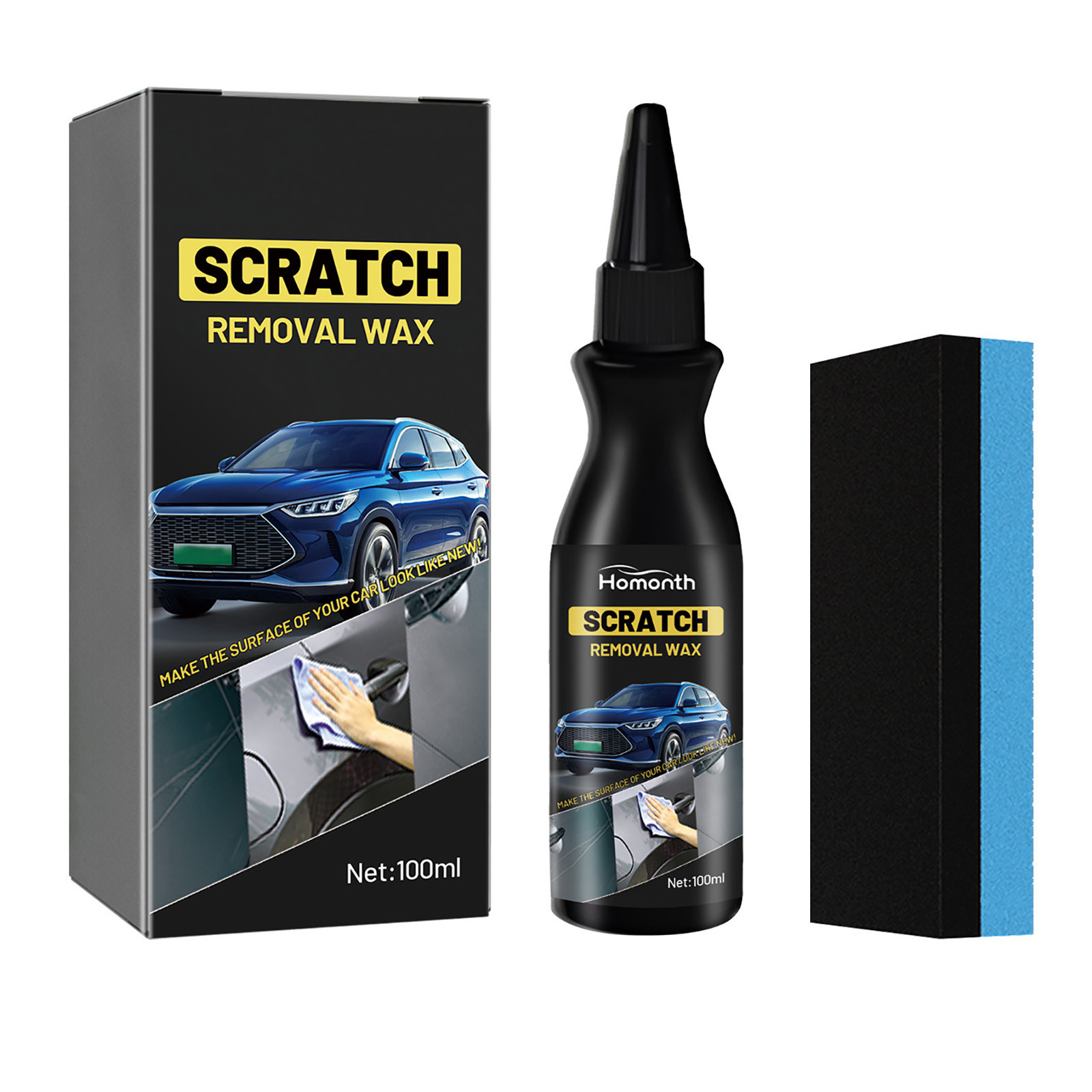 Scratch Remover for Vehicles 100ml Car Paint Scratch Repair Paste,Car
