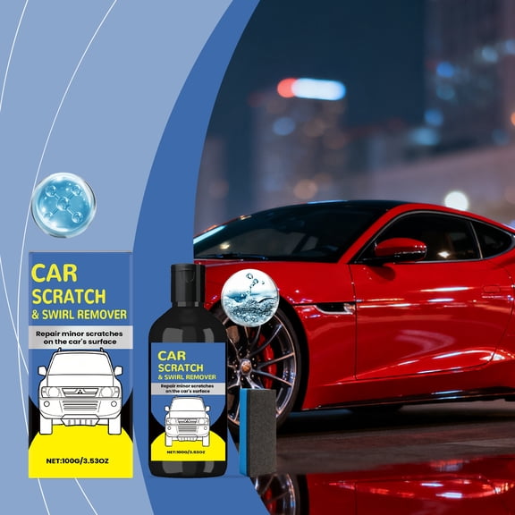 Scratch Repair Kit under $5! Cagogo Car Scratch Care Kit, 100ml Automotive Paint Scratch Remover and Polish, Complete Scratch Repair System for Vehicle Exterior, DIY Car Body Scratch Removal Set