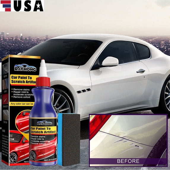 Scratch Repair Wax for Car Car Scratch Remover Kit for Vehicles Professional Car Paint Deep Scratch Repair Agent Car Polish Scratch Care Nano Paint Spray Renew Quick Polishing