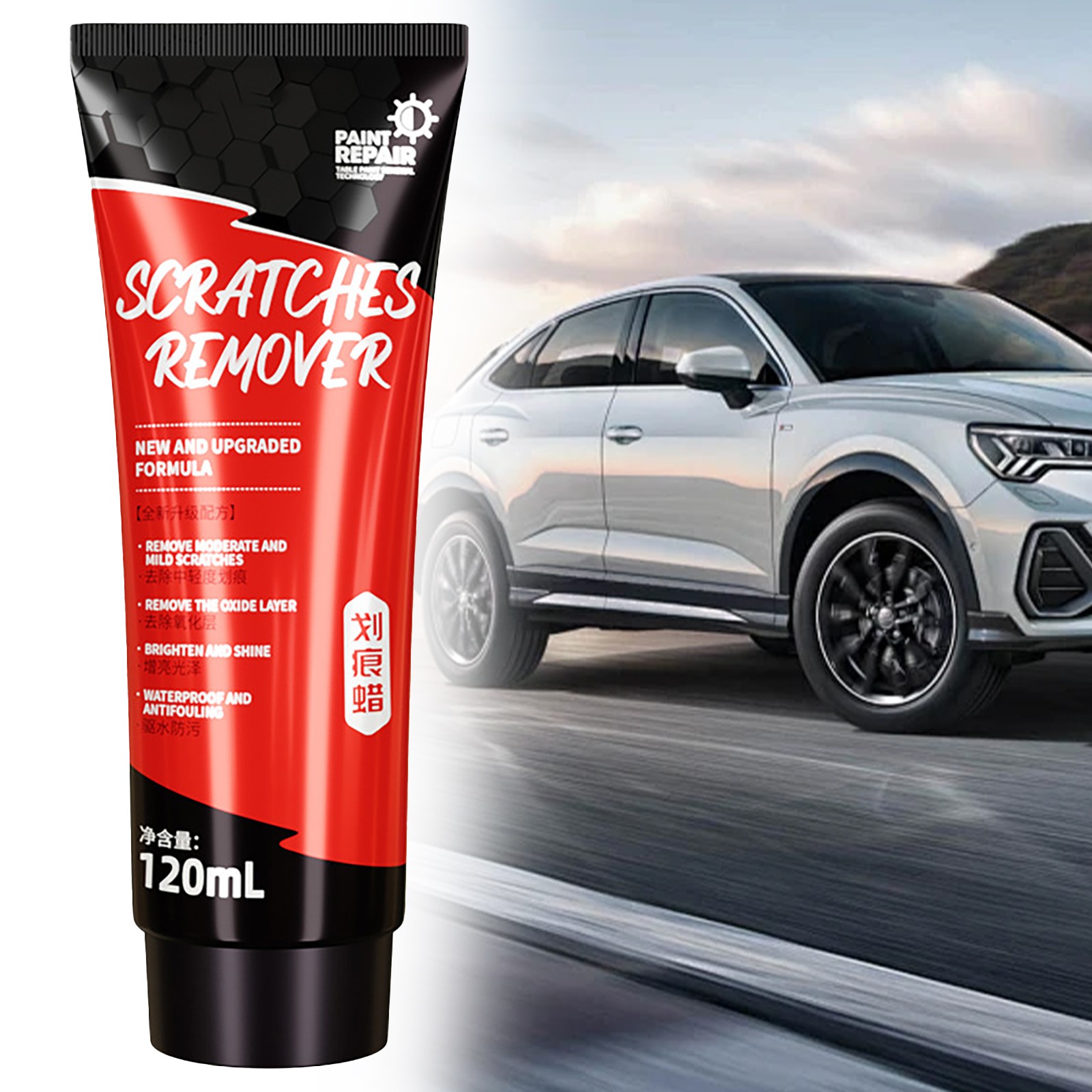 Scratch Repair Wax For Car Upgrade Car Scratch Remover Kit With Sponge