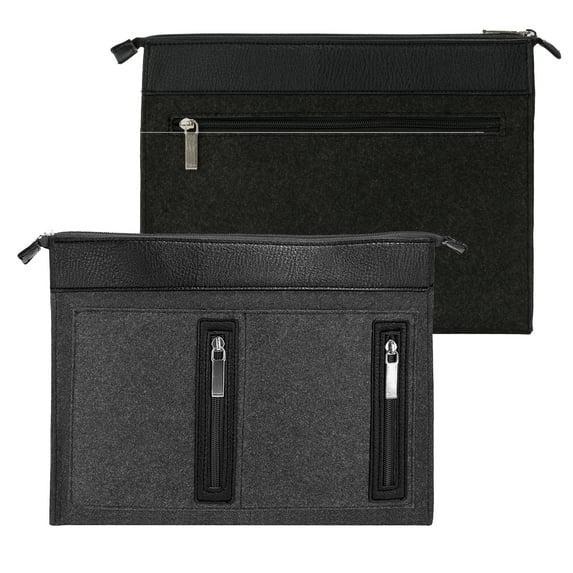 Scratch Resistant 12 inch Sleeve Pouch Case for Samsung Galaxy Tab S7 FE 12.4", iPad Pro 11, Lenovo Tab P11 Plus, Microsoft Surface Pro 3 1631, Acer Chromebook Spin 11, LG G Pad X II (Black)