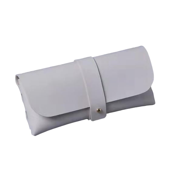 Scratch-Resistant Glasses Case - Large Capacity, Space-Saving Design, Soft Flocked Lining, Faux Leather Protective Case for Sunglasses