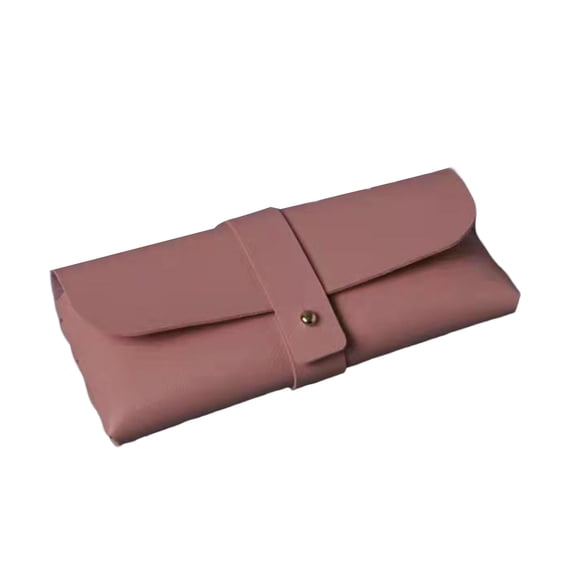 Scratch-Resistant Glasses Case - Large Capacity, Space-Saving Design, Soft Flocked Lining, Faux Leather Protective Case for Sunglasses