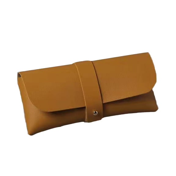Scratch-Resistant Glasses Case - Large Capacity, Space-Saving Design, Soft Flocked Lining, Faux Leather Protective Case for Sunglasses