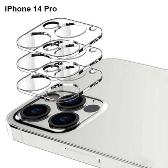 Scratch-Resistant Iphone 14 Pro Camera Lens Protector, Aluminum Alloy Frame With Oleophobic Layer, 9H Tempered Glass For Durability