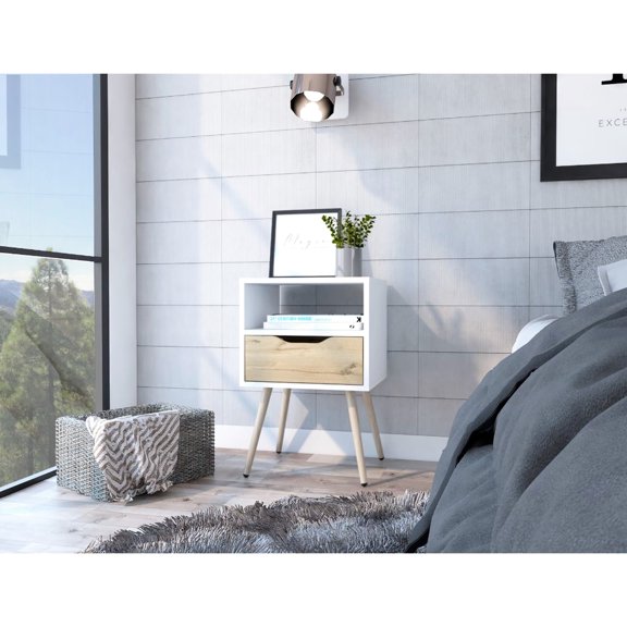 Scratch-Resistant Surface / Functional Nightstand for Daily Needs
