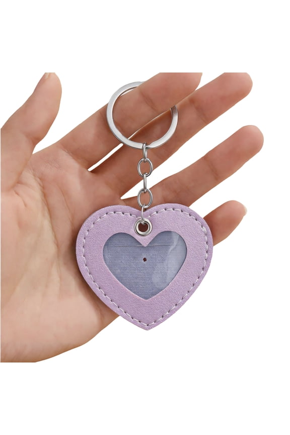 Scratch Resistant Wireless Card Holder Protector Keyring Pendant PU Leather Keychain Pendant General Keys