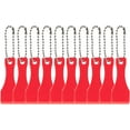 thumbnail image 1 of Scratch Off Scratcher Tool Lottery Ticket Scratcher 10pcs Scratch Off Tool Plastic Scraper Card Scratcher with Keyring Lottery Ticket Scraper Red Lottery Ticket Scratchers, 1 of 5