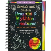 Scratch & Sketch Dragons & Mythical Creatures Trace Along Hardcover