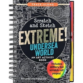 Scratch & Sketch Extreme Undersea World (Trace Along): An Art Activity Book, (Spiral-Bound)