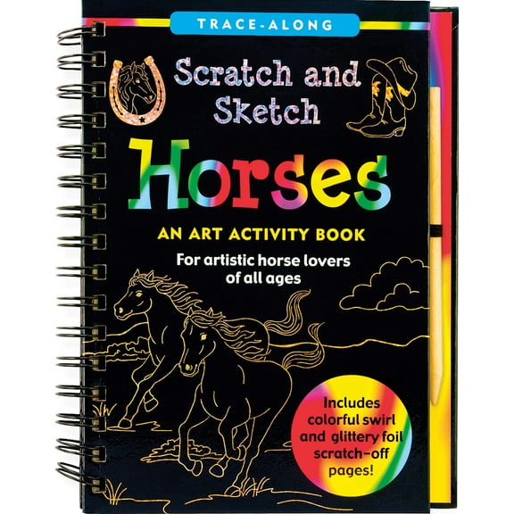 Scratch & Sketch Horses (Hardcover)