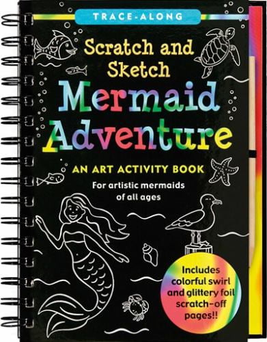 Pre-Owned Scratch & Sketch Mermaid Adventure (Trace-Along) (Spiral-bound) 1441311564 9781441311566