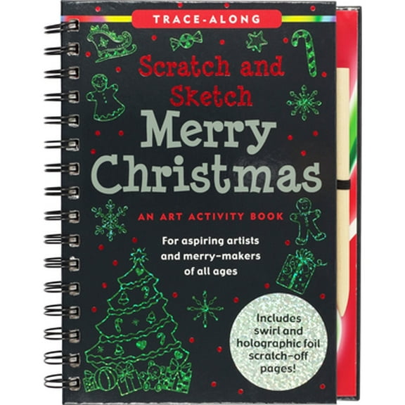 Scratch Sketch Merry Christmas Trace Along Other 1441334025 9781441334022 Peter Pauper Press