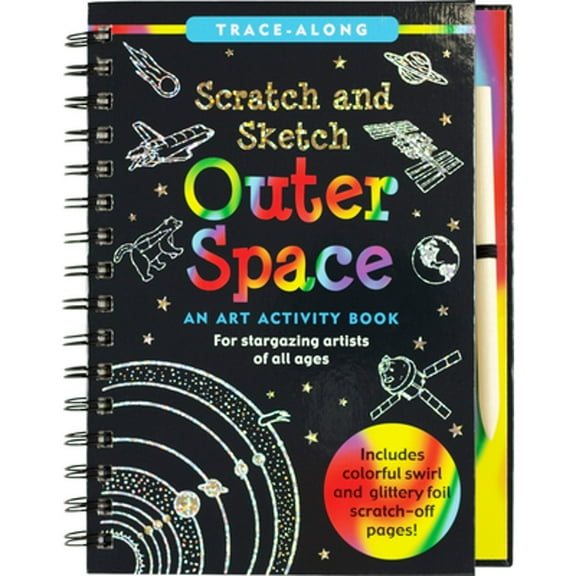Scratch & Sketch Outer Space (Trace Along) (Hardcover)