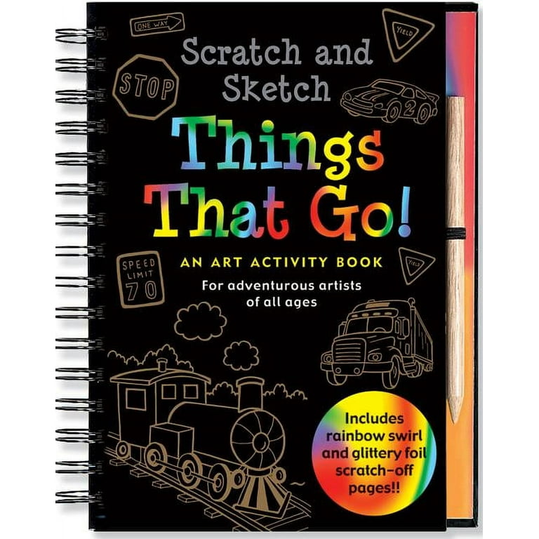 Scratch and Sketch Trace-Along Ser.: Scratch and Sketch; Things that Go!