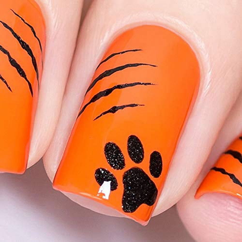 Scratch Stencils For Nail Art Design (1 Sheet, 20 Stencils)