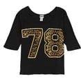 thumbnail image 1 of Scratch Womens 78 Graphic T-Shirt, Black, Medium, 1 of 2
