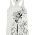thumbnail image 1 of Scratch Womens Bird Tank Top, White, Medium, 1 of 2