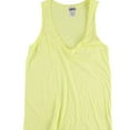 thumbnail image 1 of Scratch Womens Solid Tank Top, Yellow, Medium, 1 of 2