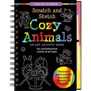Scratch & Sketch Cozy Animals, Spiral-Bound