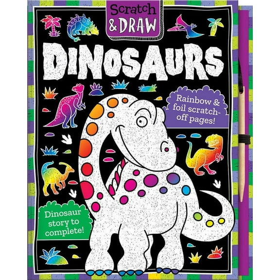 Scratch and Draw Scratch and Draw Dinosaurs, (Hardcover)