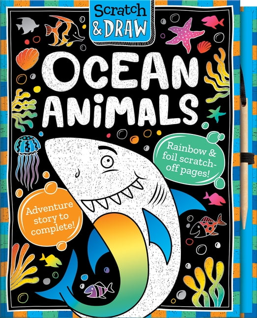 Scratch and Draw Scratch and Draw Ocean Animals, (Hardcover)