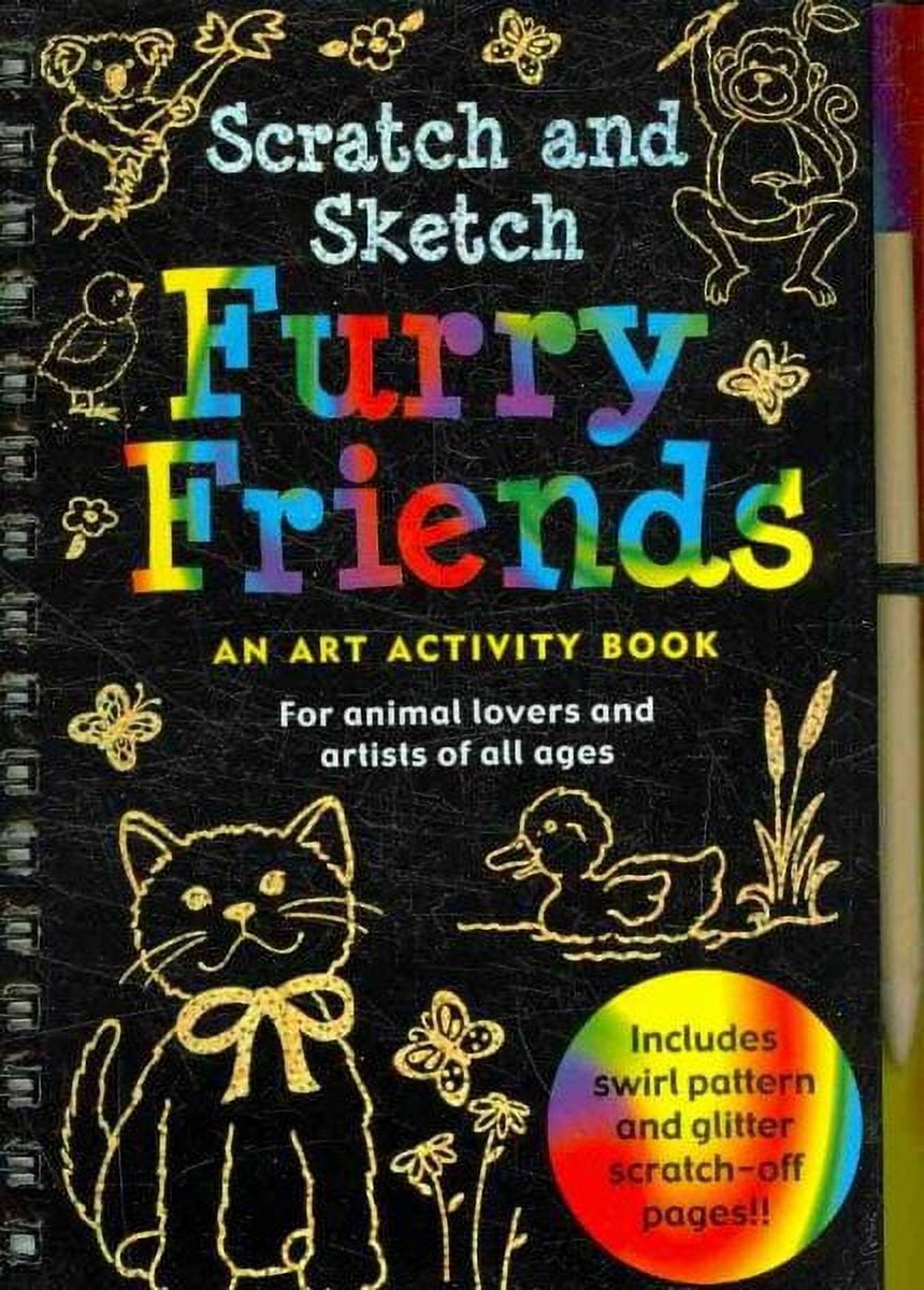 PETER PAUPER PRESS Scratch and Sketch Furry Friends