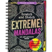 Scratch and Sketch Trace-Along Scratch & Sketch Extreme Mandalas Trace Along, Hardcover