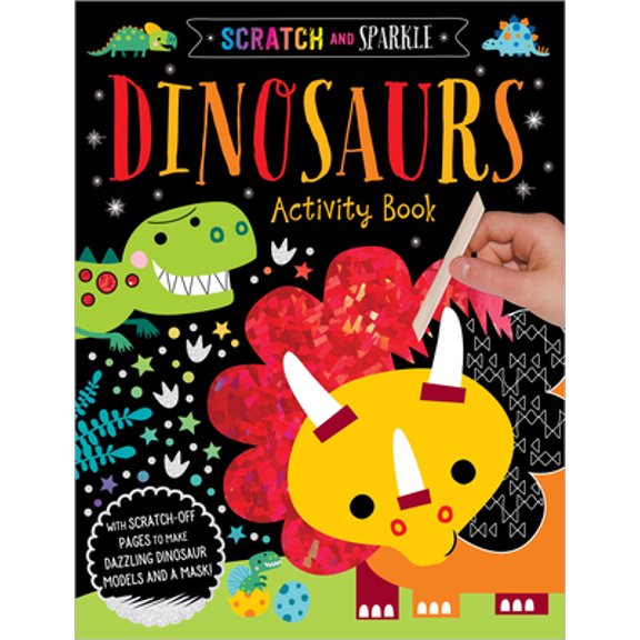 Pre-Owned Scratch and Sparkle Dinosaurs Activity Book (Paperback) 178843675X 9781788436755