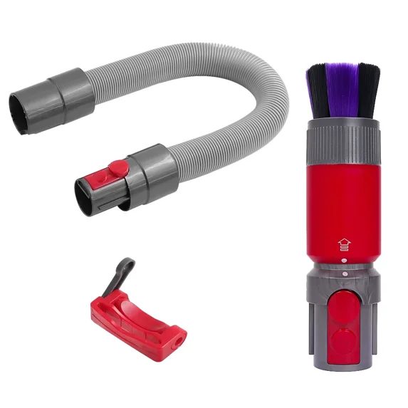 For Dy*son Cordless Vacuum V7 V8 V10 V11 V15 Flexible Extension Hose Scratch-free Soft Dusting Brush Attachment Replacement Parts