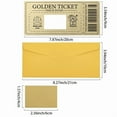 thumbnail image 1 of Scratch-off Card Raffle Gift Scratch Off Ticket Golden Ticket Surprise Concert Ticket Party Favor With Envelope Cinema Voucher, 1 of 5