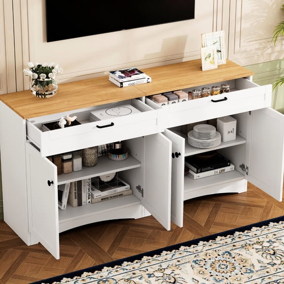 Scratch-resistant Surface for Longevity / Rustic Sideboard in Various Rooms