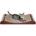 thumbnail image 1 of ScratchMe Cat Scratcher Cardboard Lounge Bed with Bell Ball Toy, 1 of 7