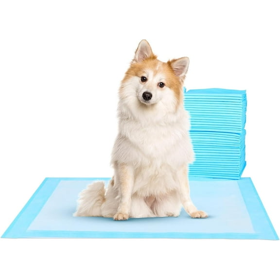 ScratchMe Super Absorbent Waterproof Dog and Puppy Pet Training Pad, Housebreaking Pet Pad,Blue (17"X23.6")