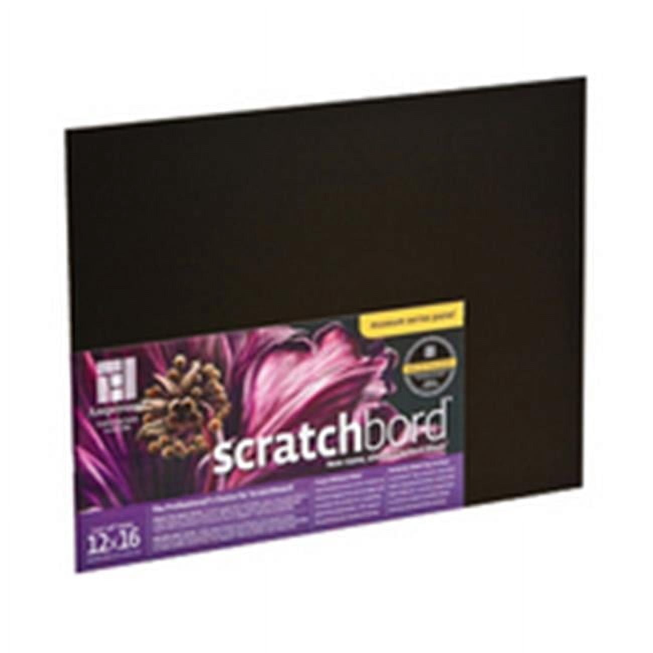 Scratchboard Clay Coated Hardboard Panel - 5 x 5 in. - Pack of 3 ...