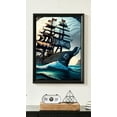 thumbnail image 1 of Scratchboard Frigate - Canvas Wall Art, 1 of 2