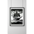 thumbnail image 1 of Scratchboard Schooner - Canvas Wall Art, 1 of 2