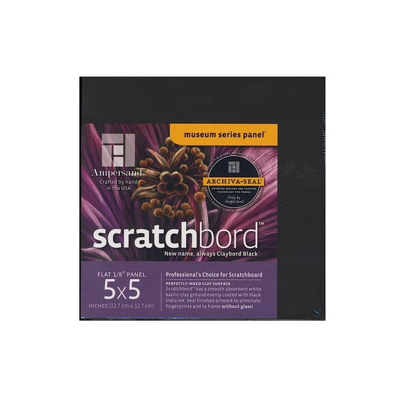 Scratchbord 5 in. x 5 in., pack of 3 (pack of 2)