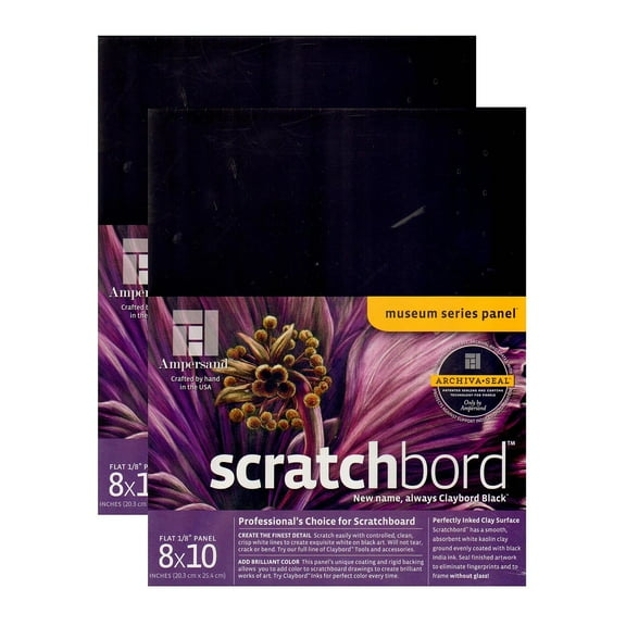 Scratchbord 8 in. x 10 in., each (pack of 2)