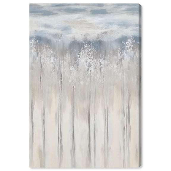 Scratched Sepia Canvas Minimalist Abstract by Art Remedy, Gallery Wrapped, 16" x 24"