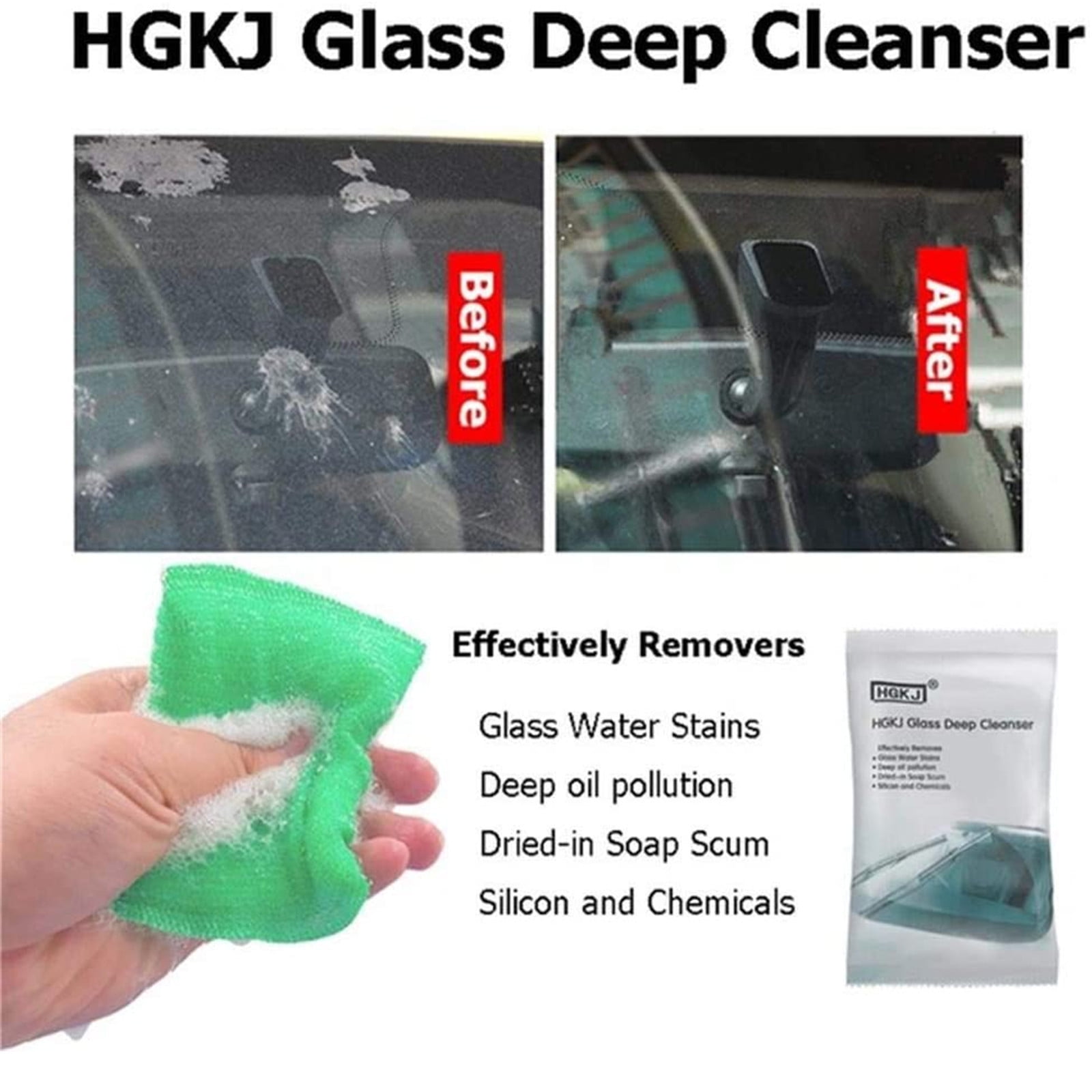 Scratches Repair Glass Cleanser Car Windscreen Cleaning Sponge Car