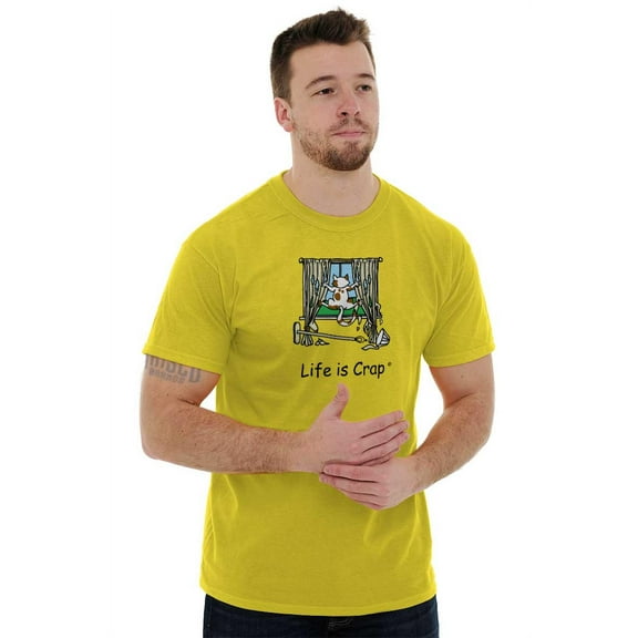 Scratching Cat On Curtains Pet Owner Men's Graphic T Shirt Tees Brisco Brands X